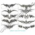 Временные татуировки в ассортименте Waterproof body tattoo stickers